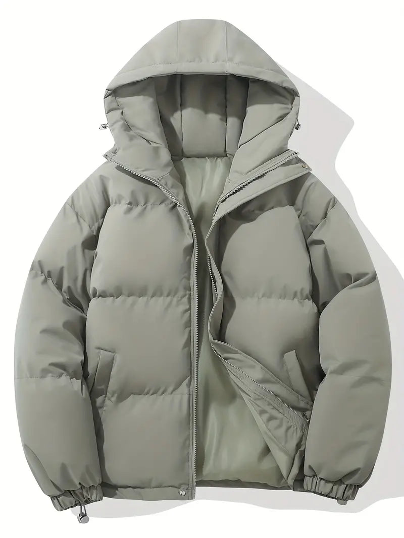 Amara Luxe Classic Down Jacket with Hood for Winter Comfort