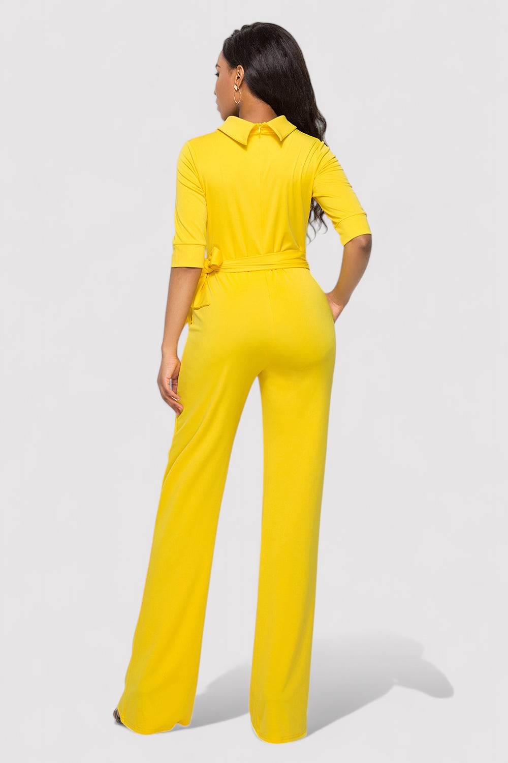 Isla Elegant Tie-Waist Jumpsuit