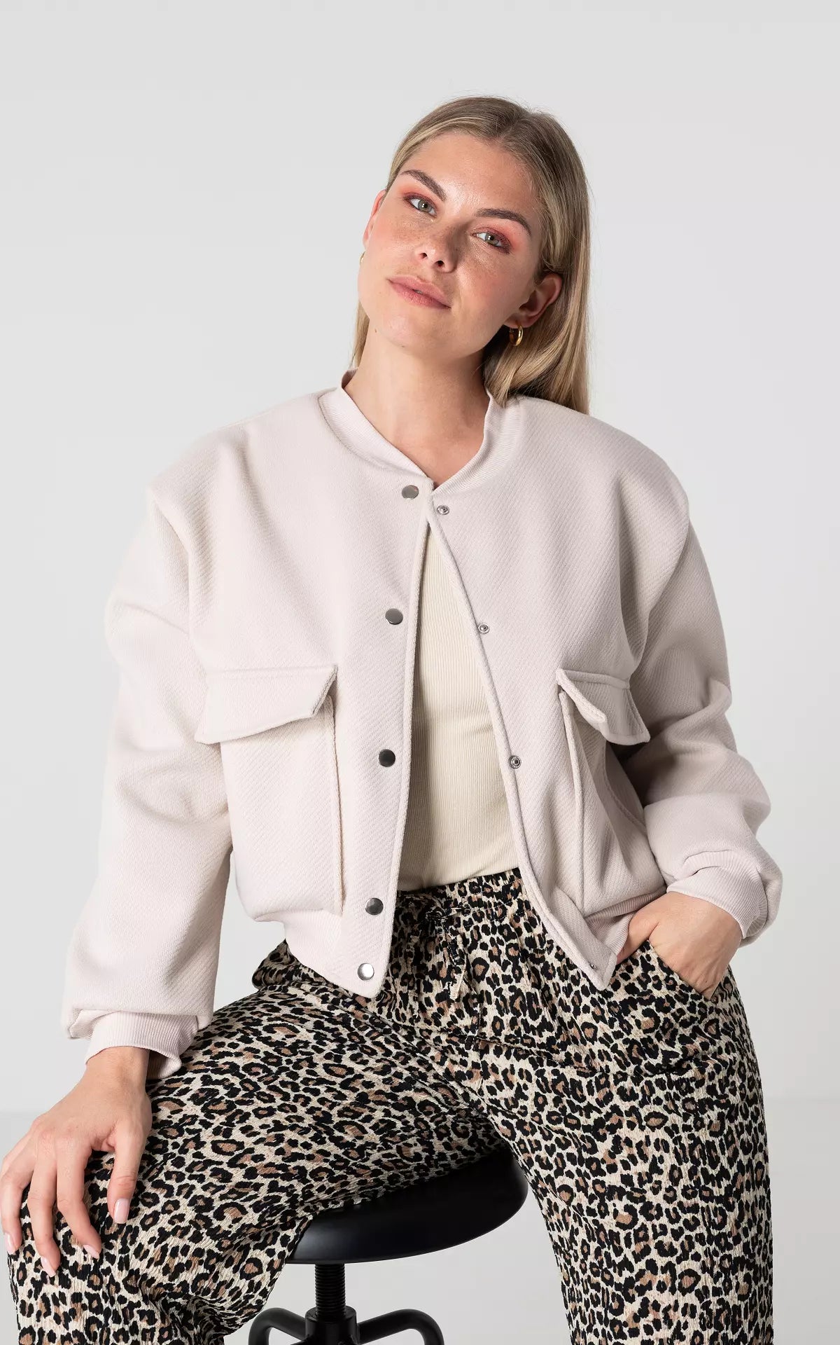 Lotte's Luxe Bomber Jacket