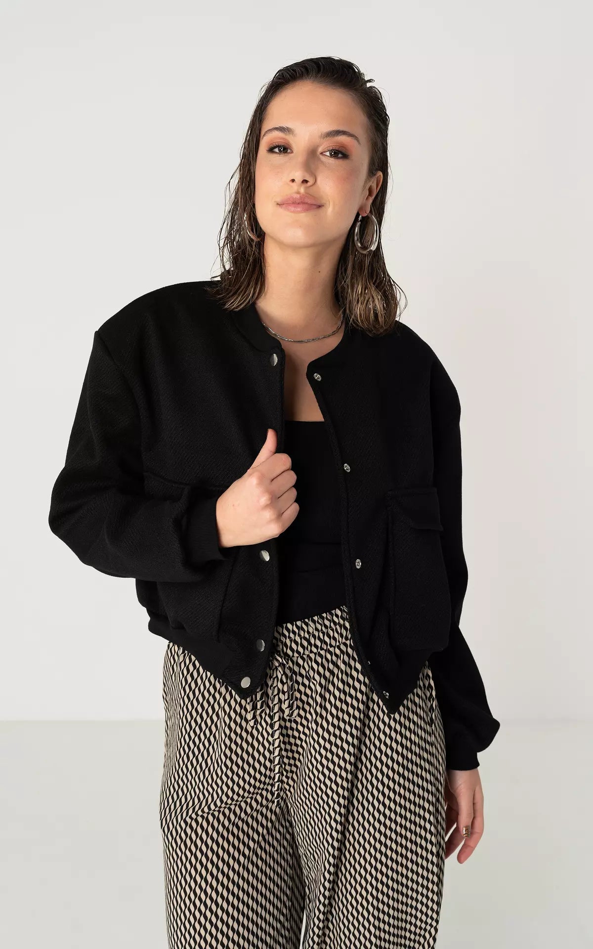 Lotte's Luxe Bomber Jacket