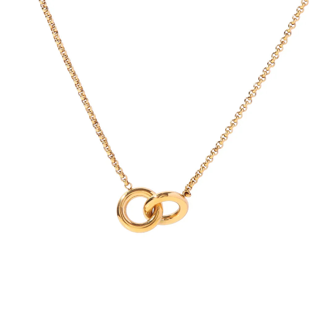 Linked Infinity Covena-Ketting - Goud