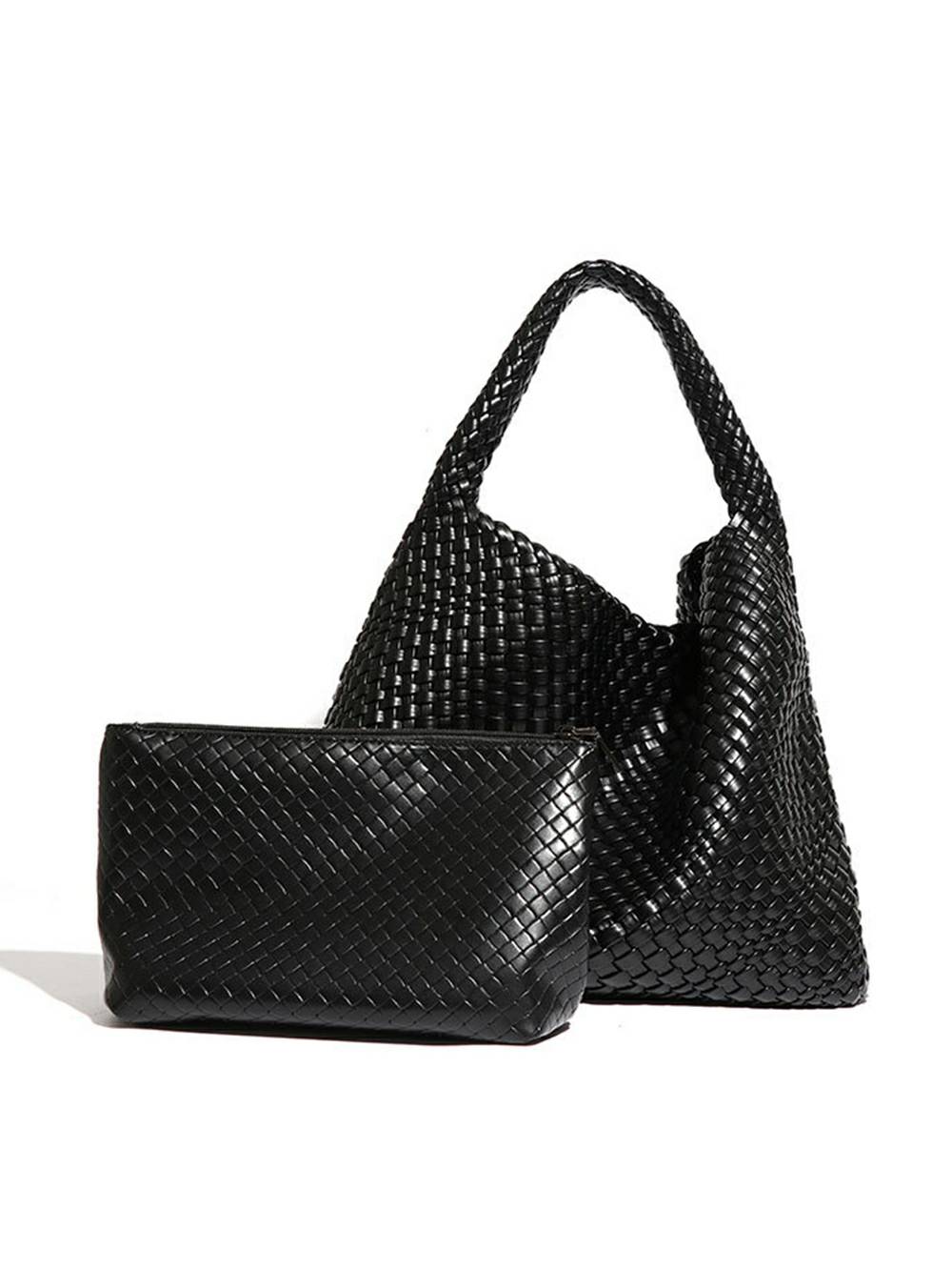 Recycled Shoulder Bag - Vegan Leather - Chic and Environmentally Conscious