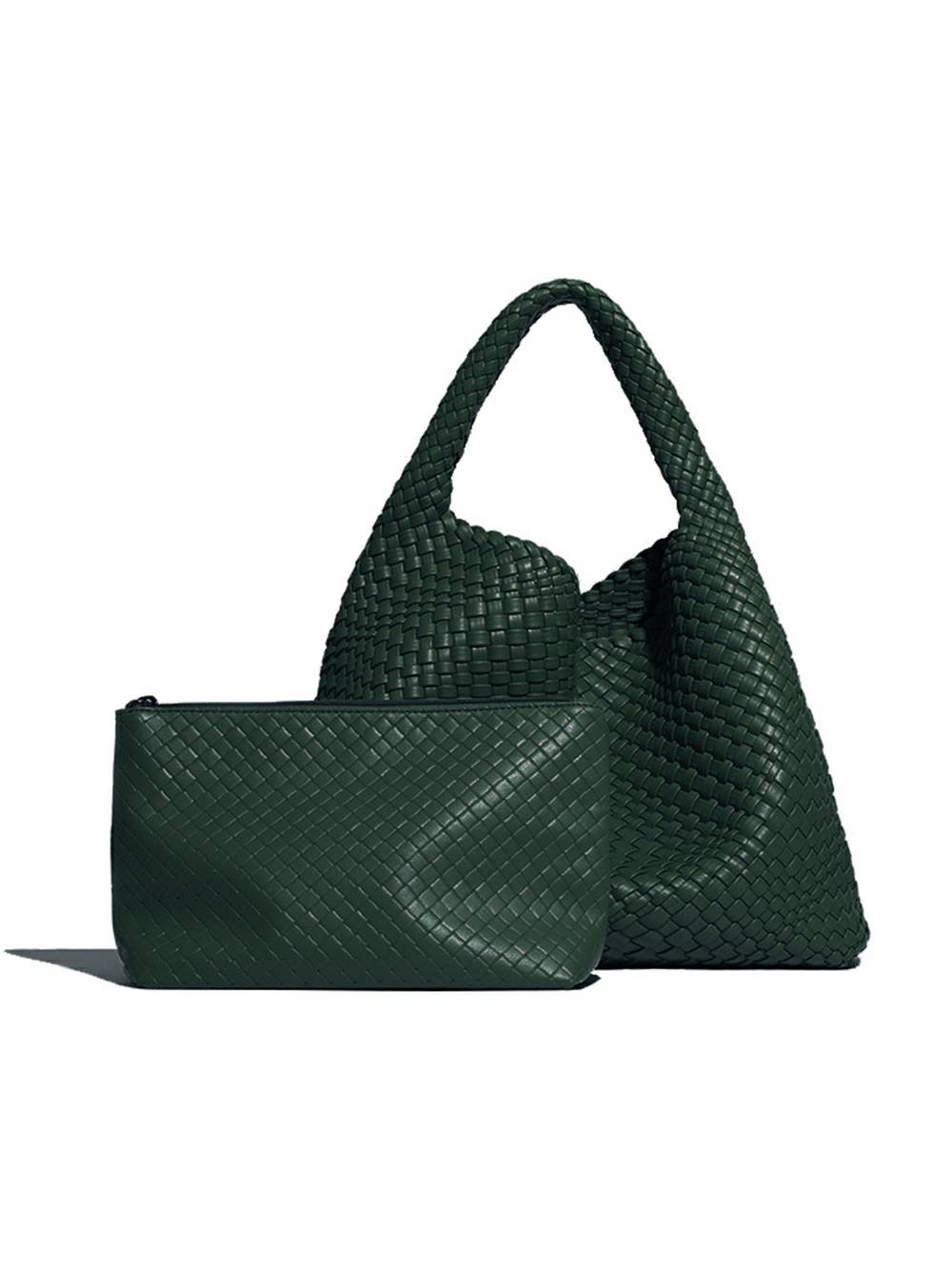 Recycled Shoulder Bag - Vegan Leather - Chic and Environmentally Conscious