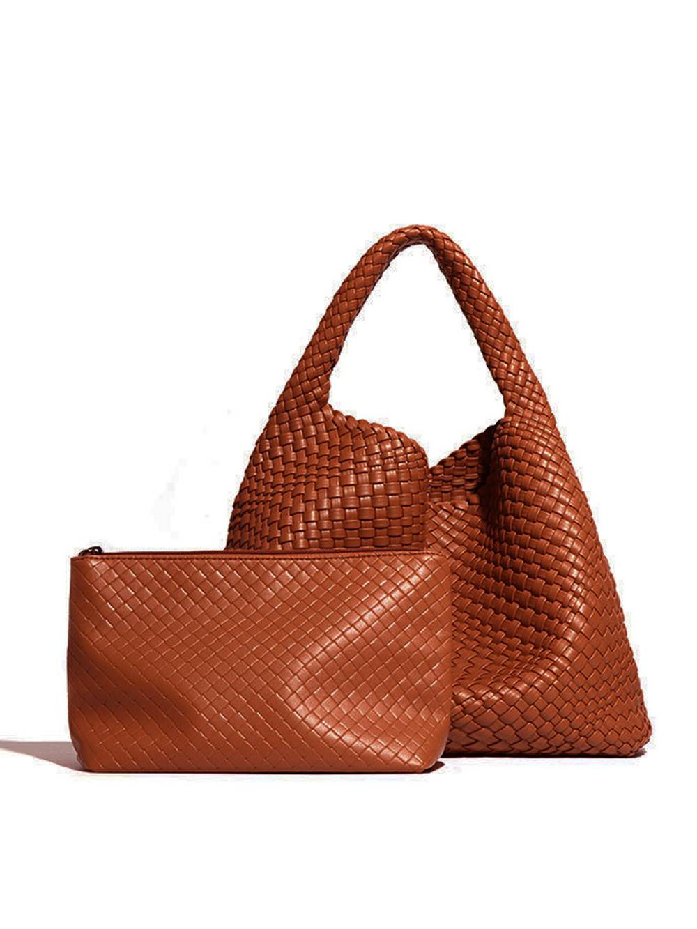 Recycled Shoulder Bag - Vegan Leather - Chic and Environmentally Conscious