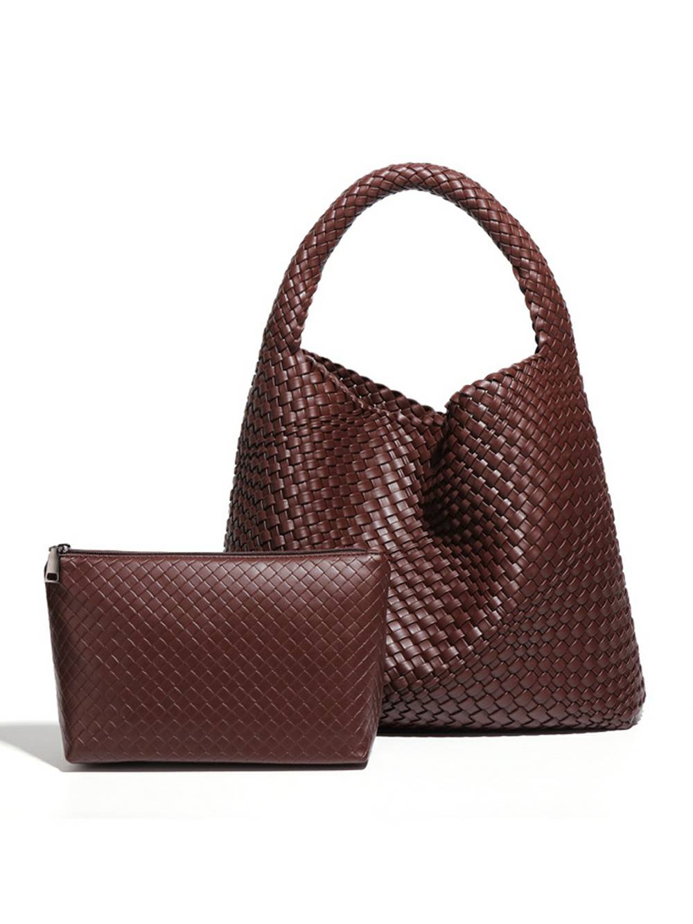 Recycled Shoulder Bag - Vegan Leather - Chic and Environmentally Conscious