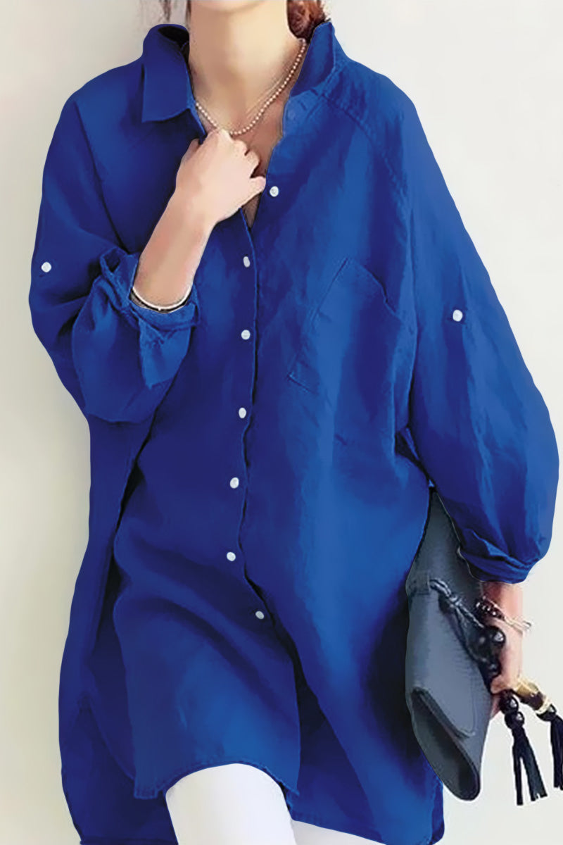 Olivia – Luxe Breathable Linen Shirt with Relaxed Fit