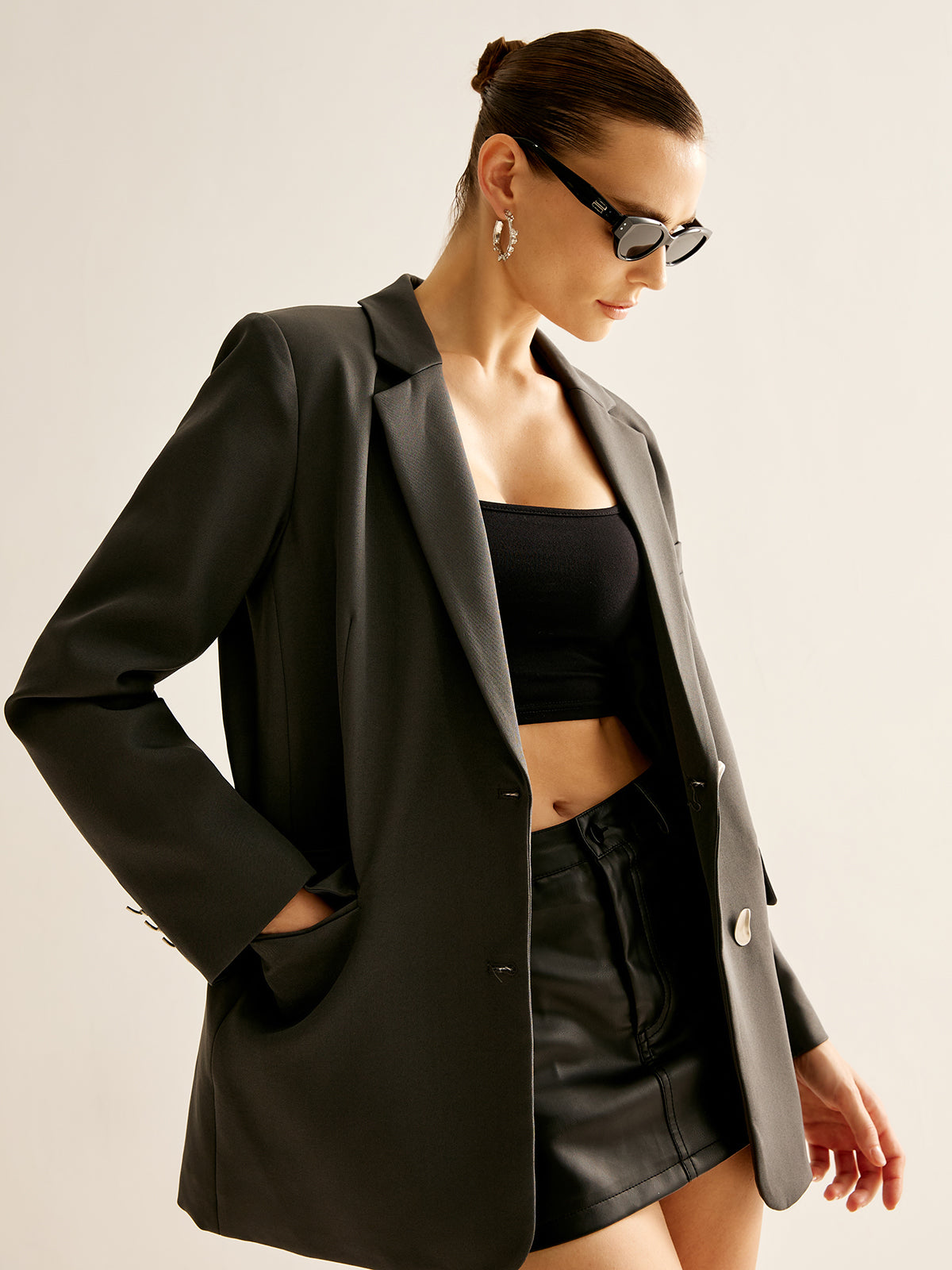 Mila Blazer – Luxe Oversized Blazer for Women