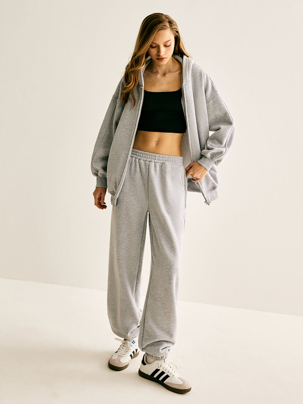 Isabella - Luxe Athleisure Hoodie En Elastische Taille Broek Set