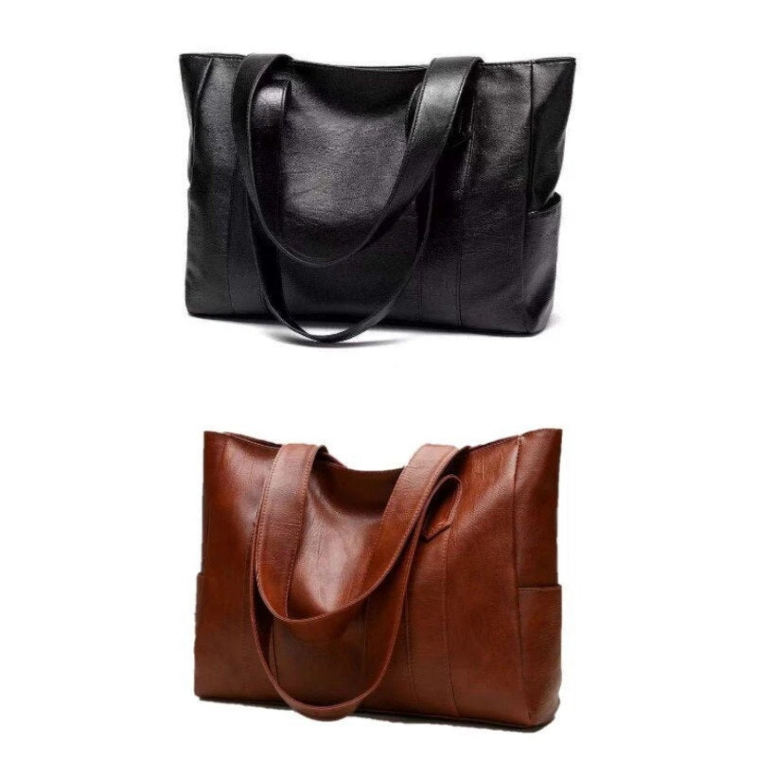 Emma Luxe Vintage Leather Shoulder Bag - Timeless Elegant and Practical Accessory