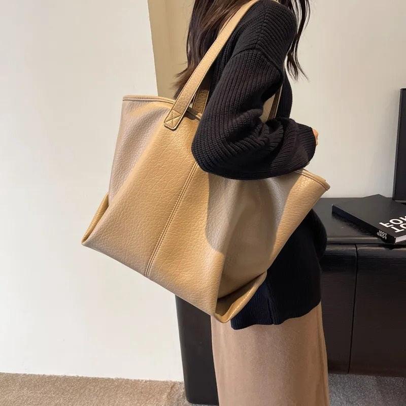 Zafira's Exquisite Vegan Leather Tote Bag for Every Day