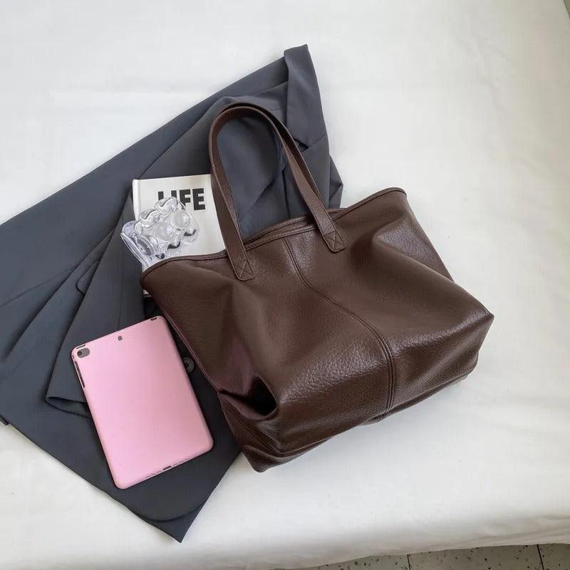 Zafira's Exquisite Vegan Leather Tote Bag for Every Day