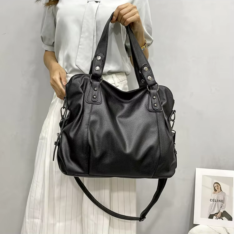 Amara Luxe Handbag in Soft Leather - Elegant and Functional