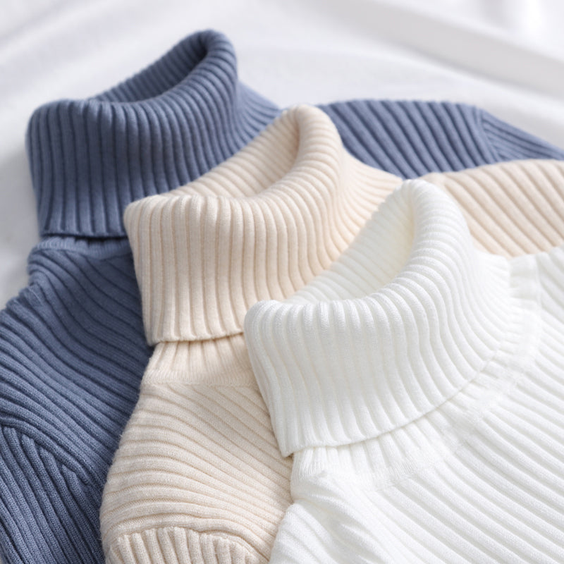 Emma Luxe Cotton and Wool Turtleneck