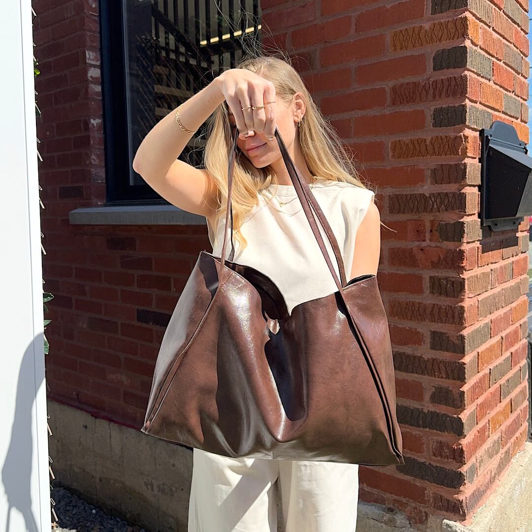 Emma Luxe Leather Tote Bag - Comfort and Style for the Modern Woman