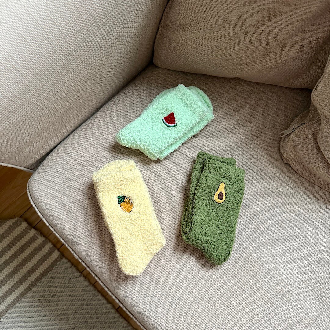 Fuzzy Fruits Socks Pack