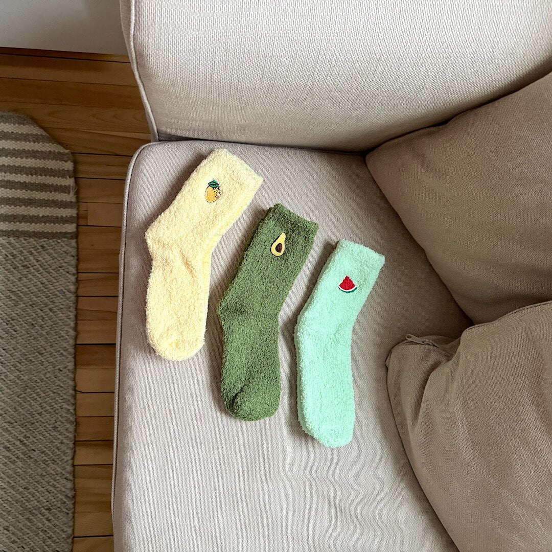 Fuzzy Fruits Socks Pack