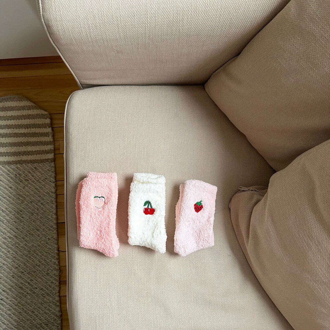 Fuzzy Fruits Socks Pack