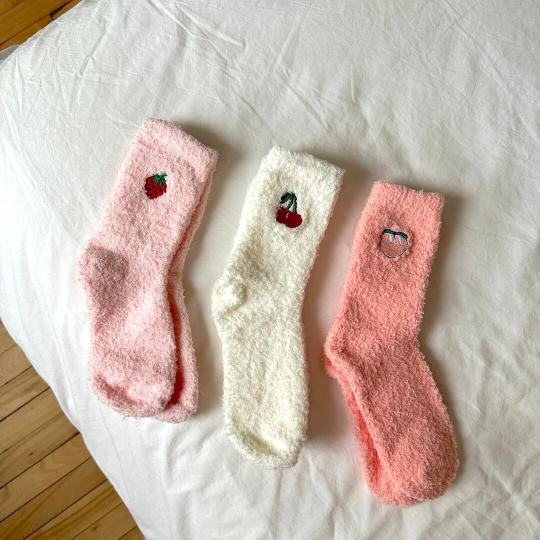 Fuzzy Fruits Socks Pack