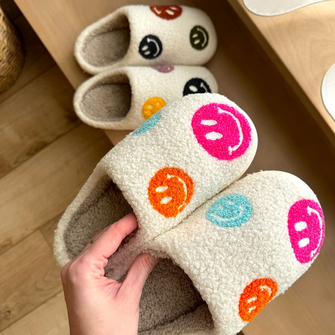 Bibi Luxe Comfortabele Slippers met Vrolijke Motieven