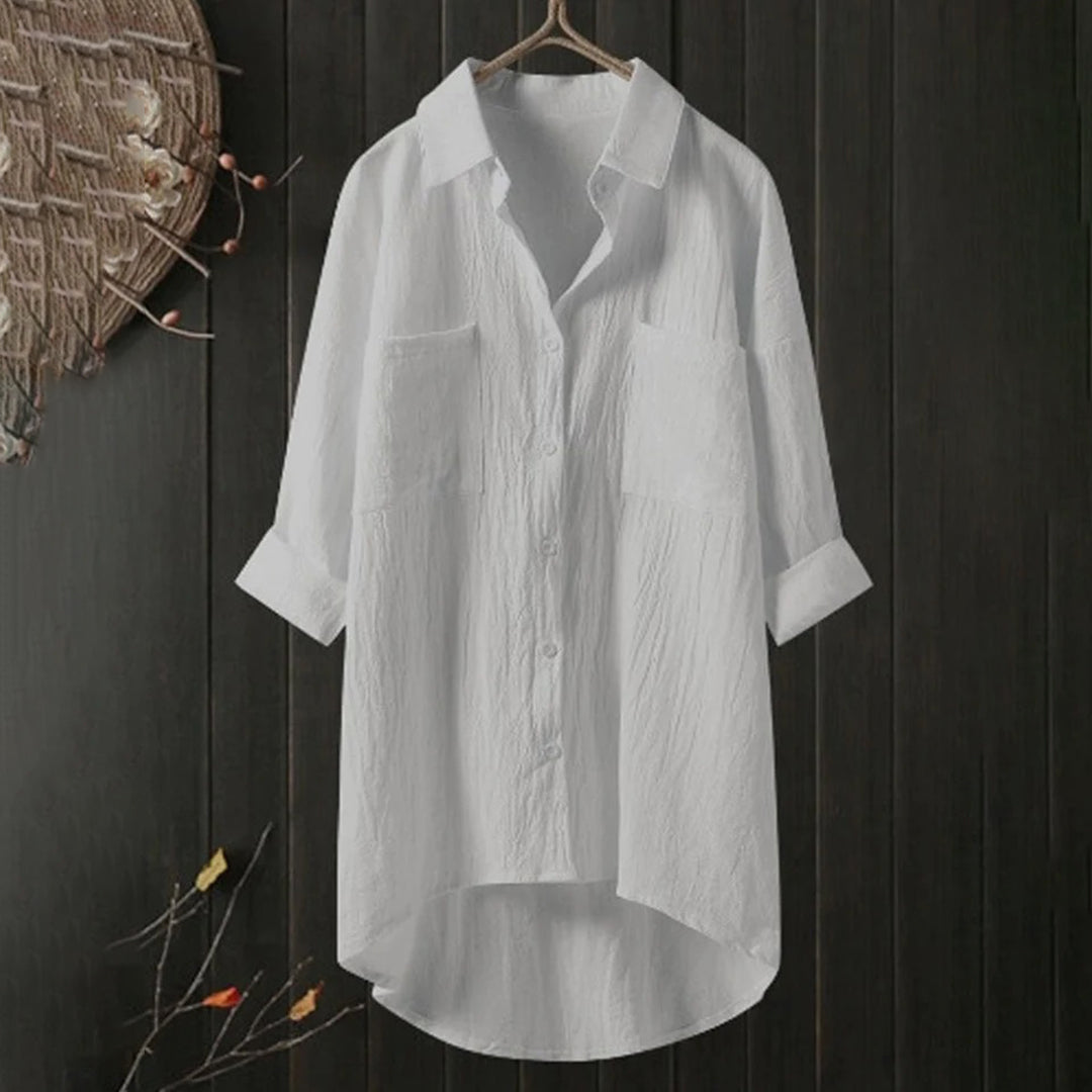 Isabelle Luchtig Linen Blouse – Elegant & Timeless