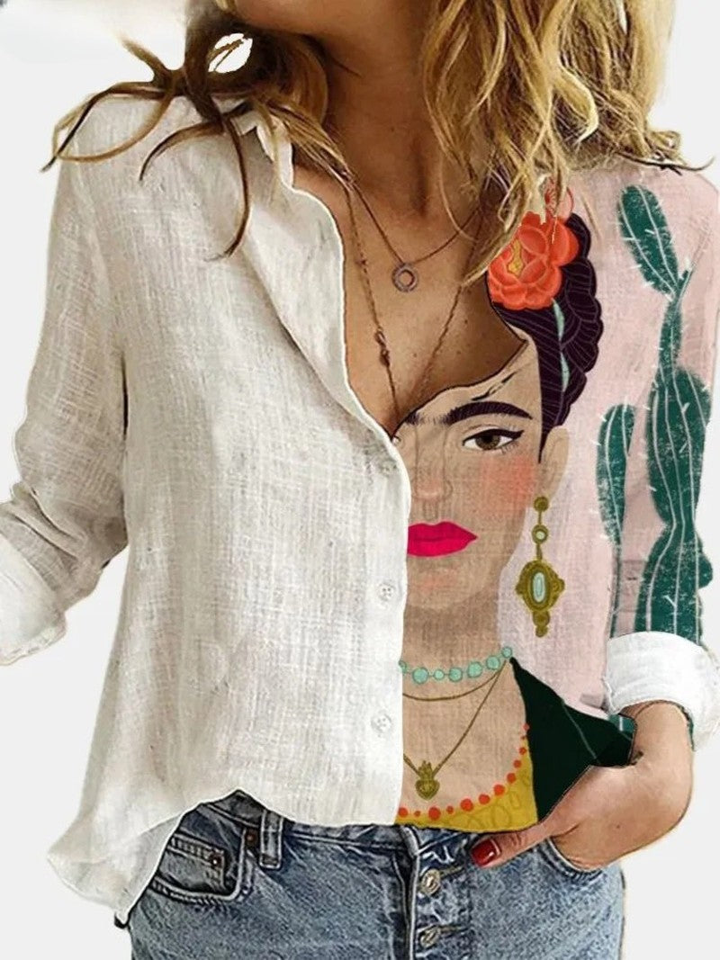 Agatha Zomerse Luchtige Damesblouse met Stijlvolle Relaxed Fit