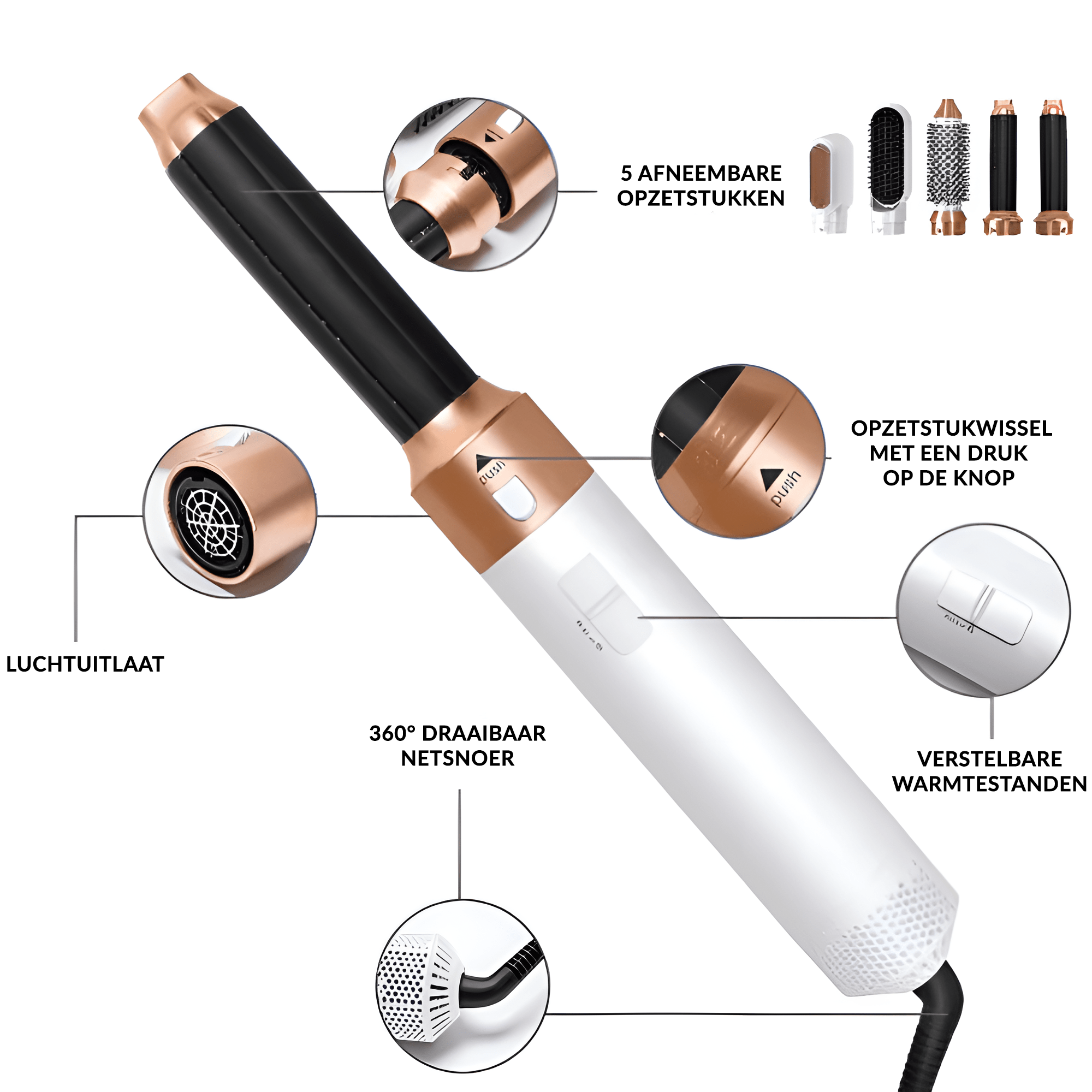 AirWrap Pro | Innovatieve 5-in-1 Haarstyler