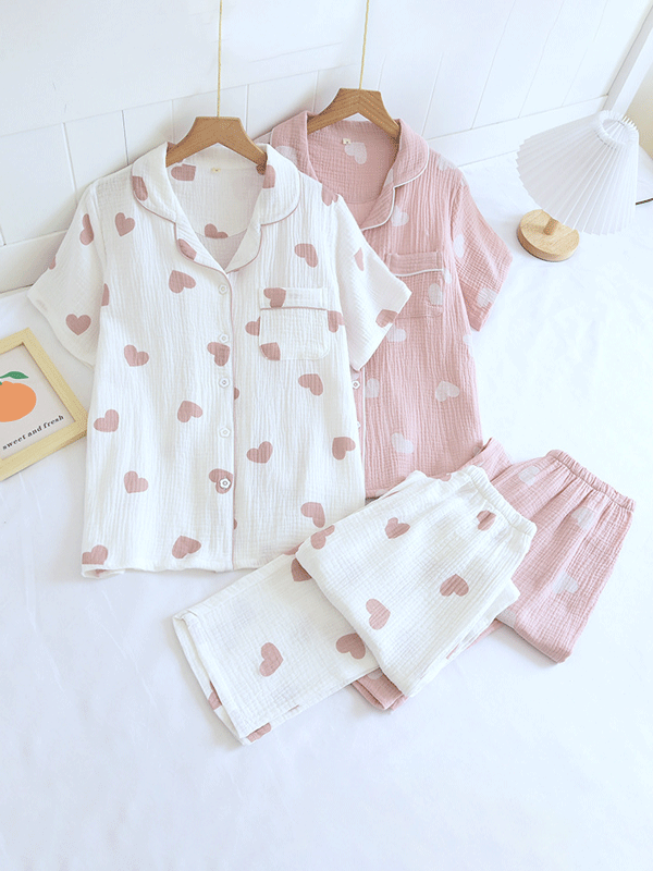 Isabelle Luxurious Cotton Pajama Set