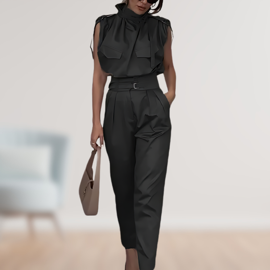 Sienna Elegante Mouwloze Jumpsuit – Stijlvol & Comfortabel