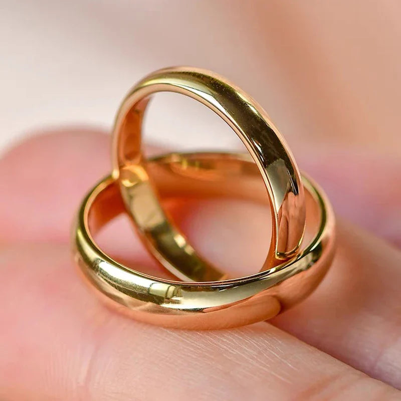 18K Goud Vergulde Liefdesring