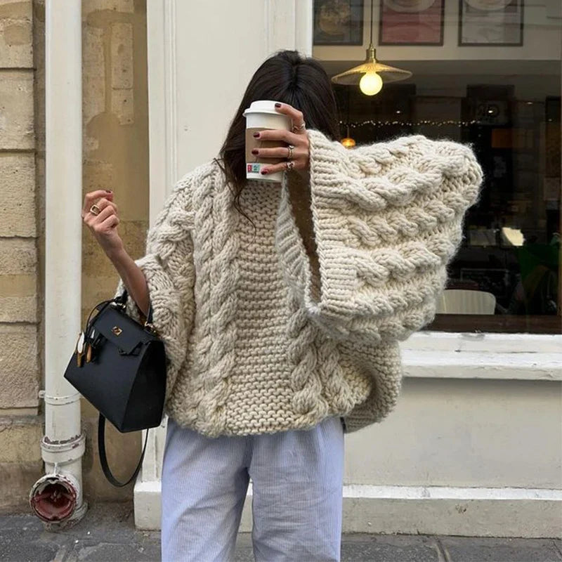 Mila Oversized Gebreide Zachte Trui