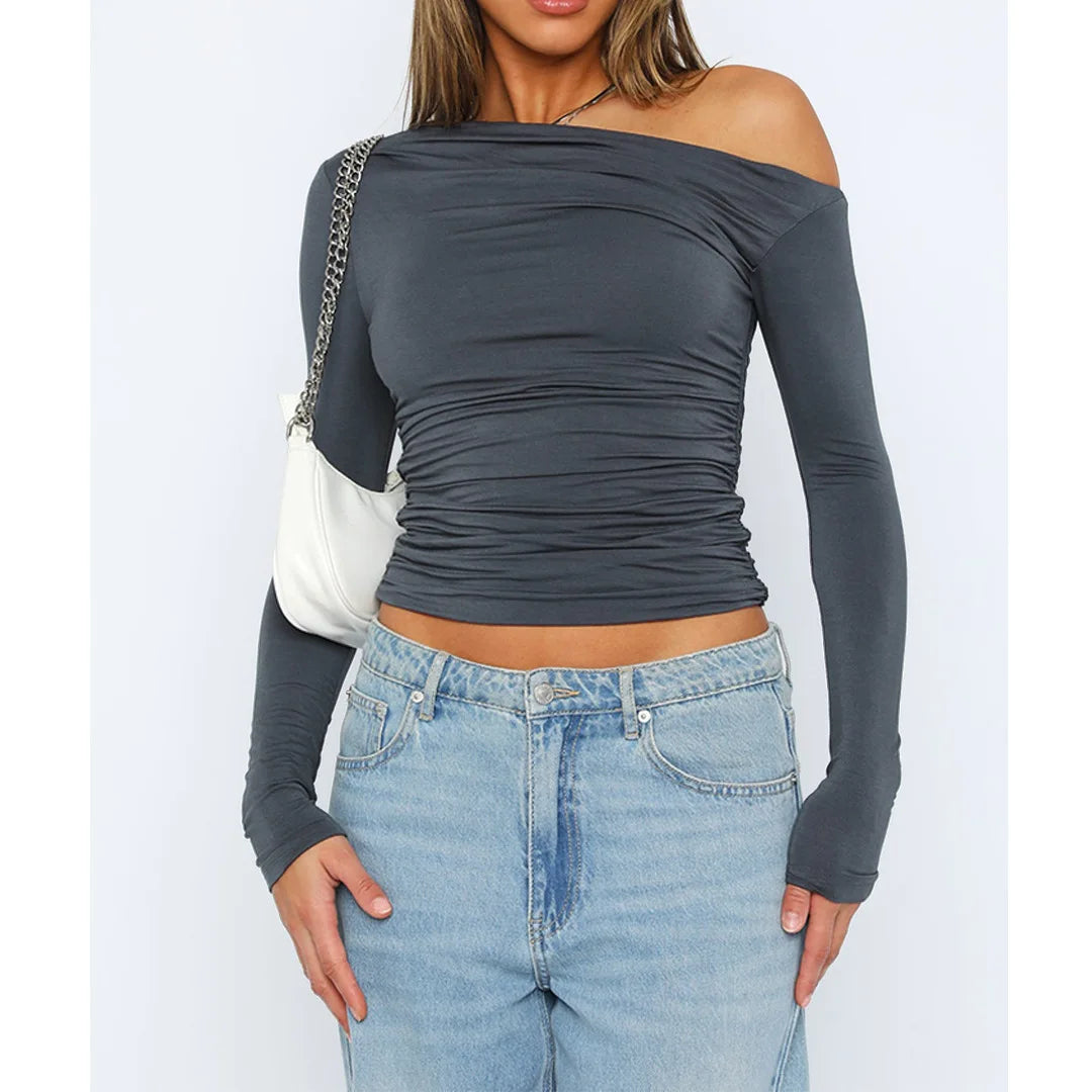 Lina Unique Asymmetrical Top