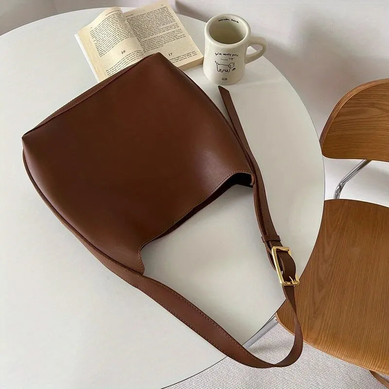 Louise Minimalist Leather Shoulder Bag