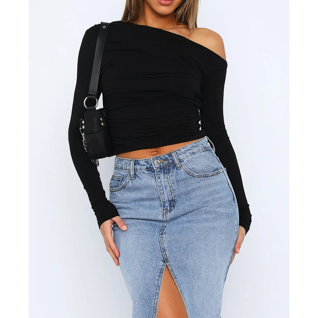 Lina Unique Asymmetrical Top