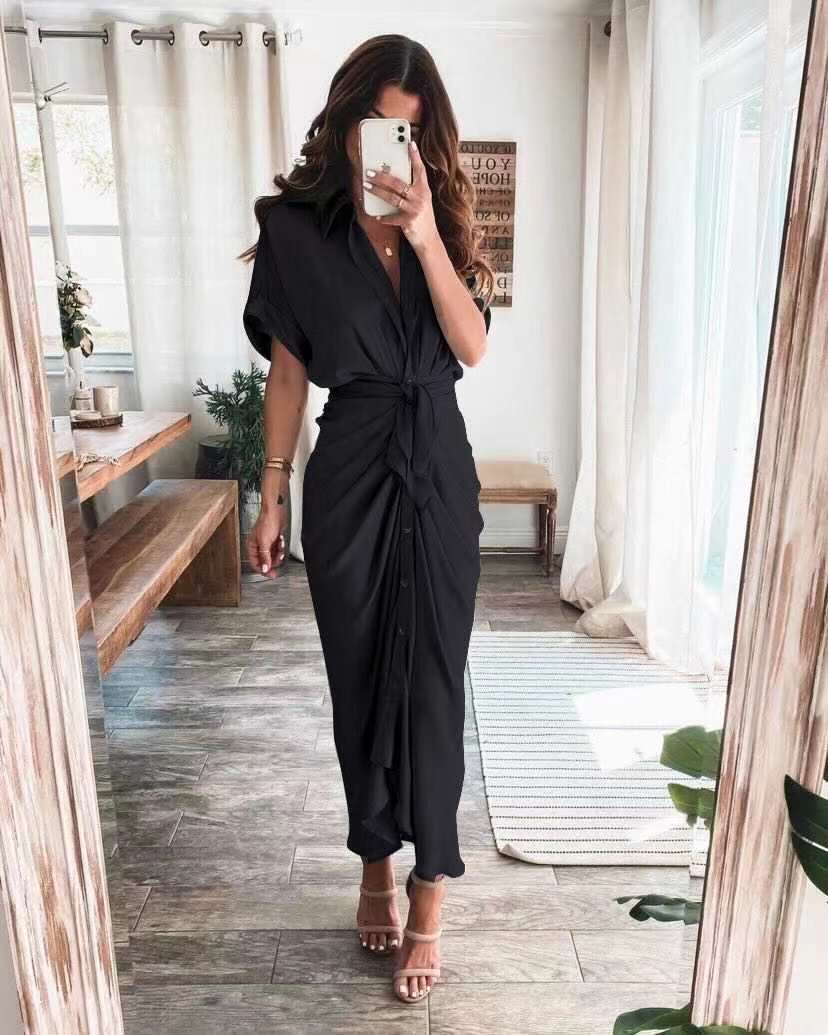 Amelia Elegant Soft Maxi Dress Ladies