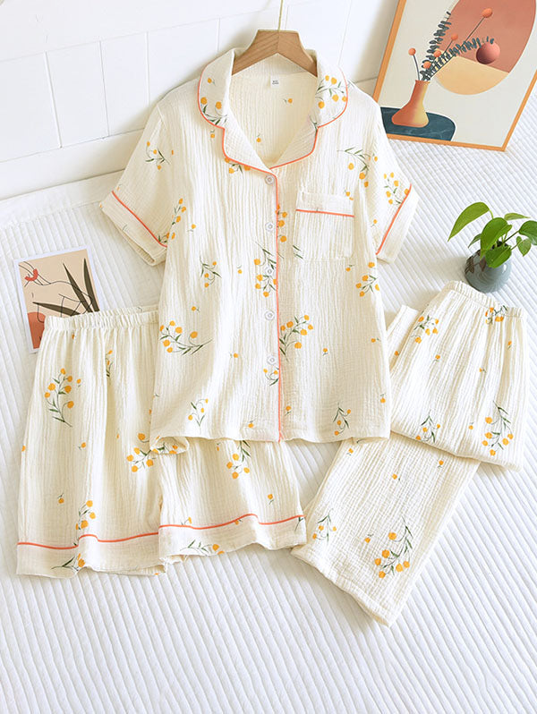 Elise Elegant Cotton Pajama Set