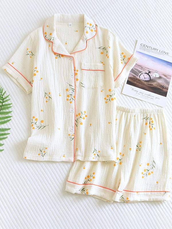 Elise Elegant Cotton Pajama Set