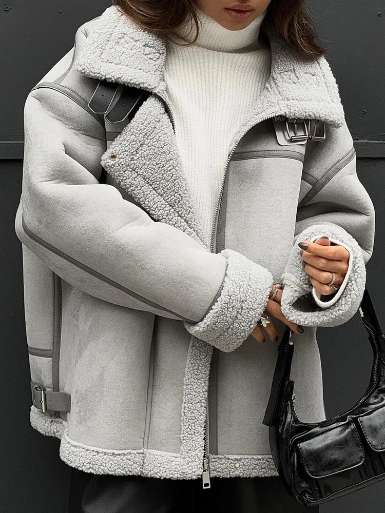 Charlotte Luxe Shearling Jas - Winter Comfort