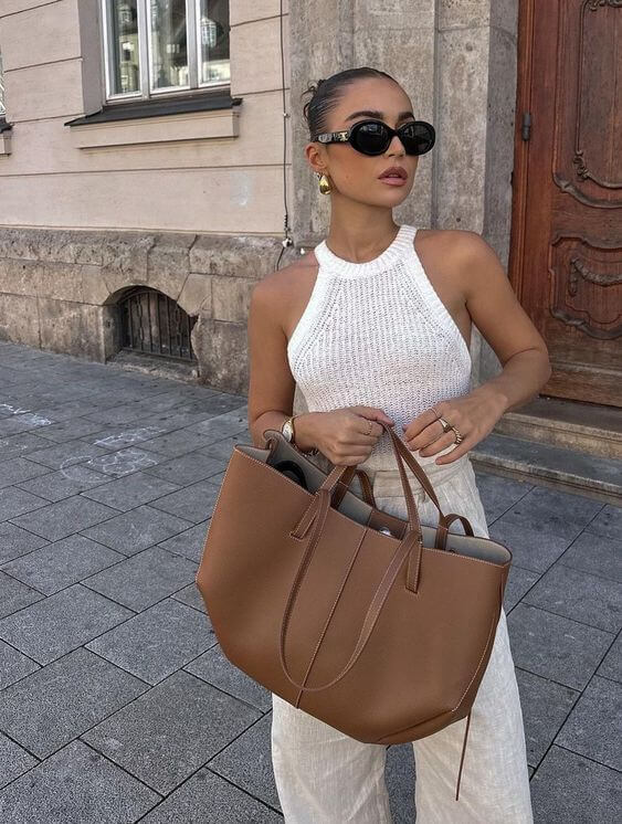 Elisa Luxe Tote Bag - Elegant and Practical