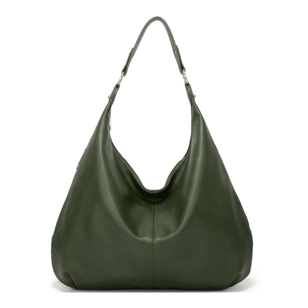 Yara Luxe Shoulder Bag with Adjustable Strap made of PU Vegan Leather