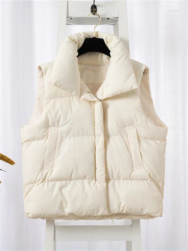 Elise Quilted Bodywarmer with High Collar