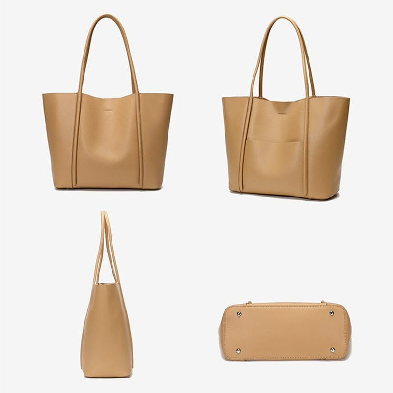 Amarins Luxe Tote Bag - Timeless Elegance in Premium Leather Design