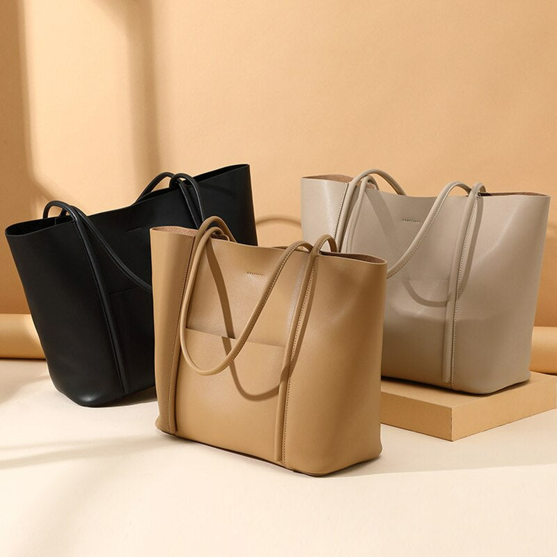 Amarins Luxe Tote Bag - Timeless Elegance in Premium Leather Design