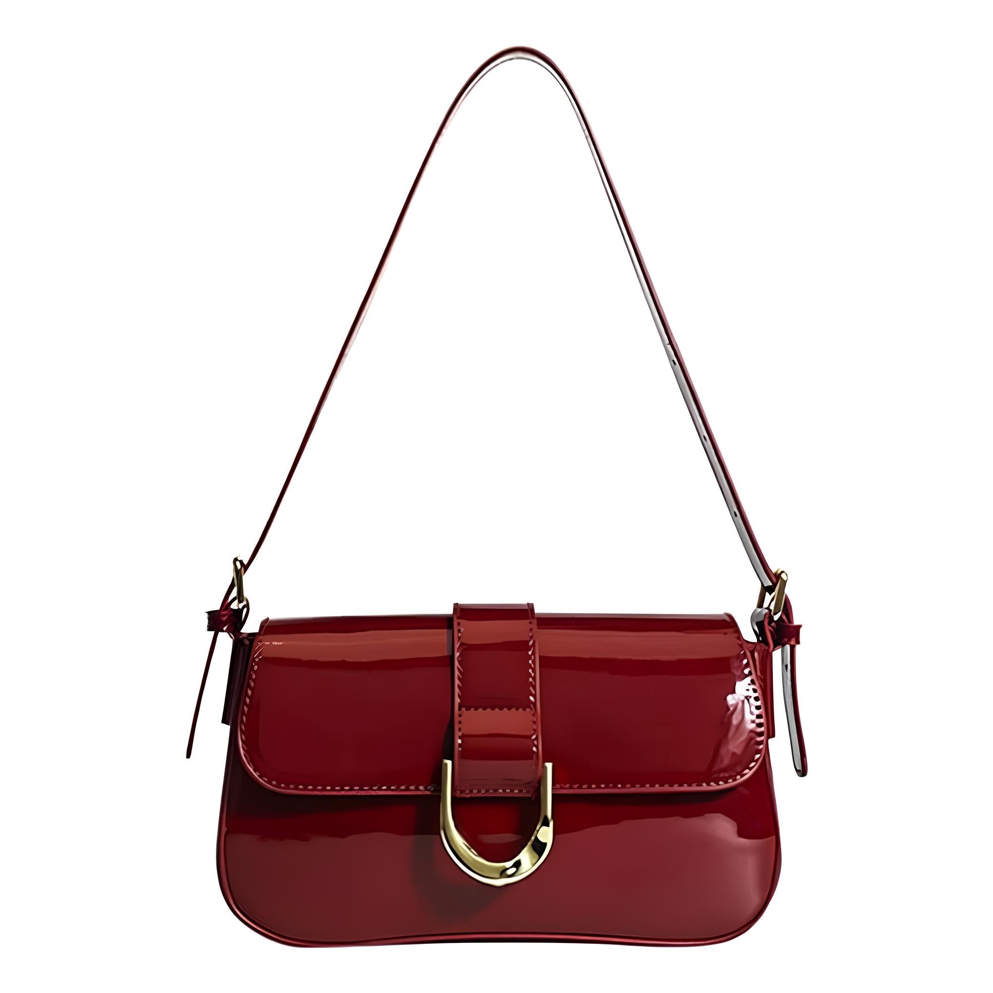 Olivia - Elegant Shiny Shoulder Bag