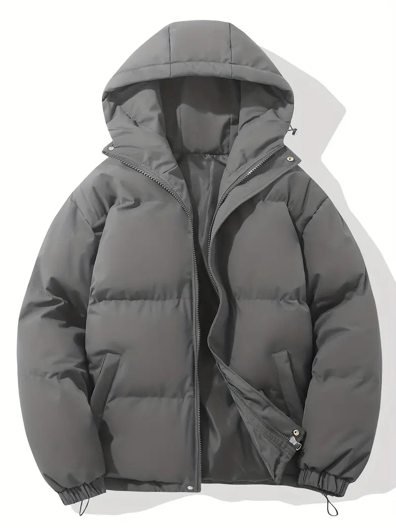 Amara Luxe Classic Down Jacket with Hood for Winter Comfort