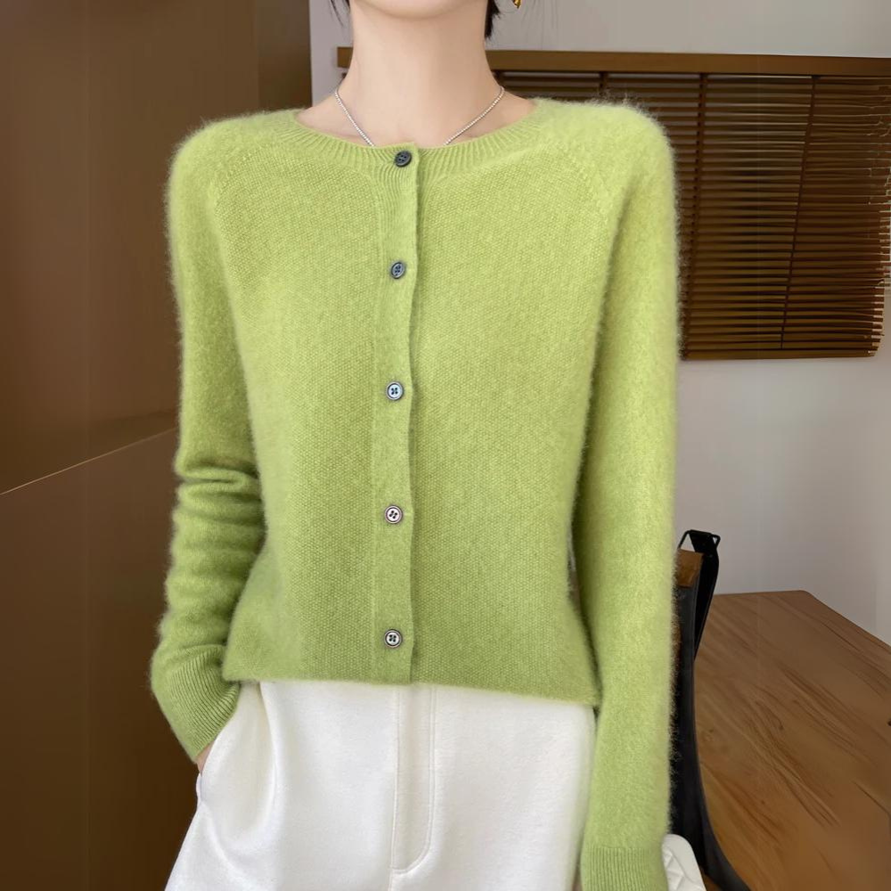 Amara - Zachte Merino Wol Cardigan