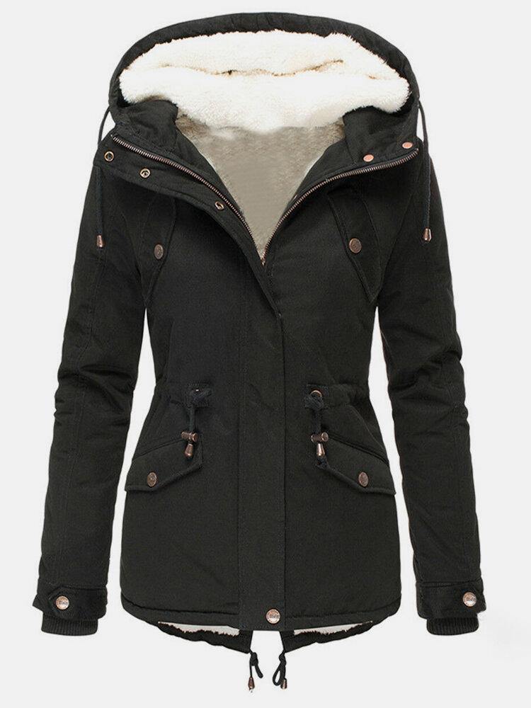 Amelia Comfortable Winter Jacket with Adjustable Waist and Hood