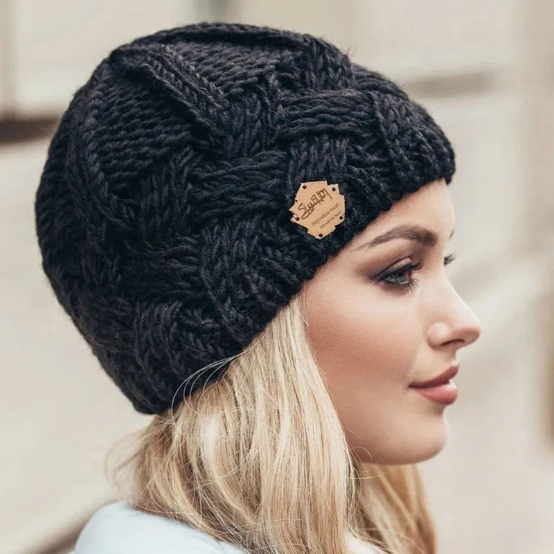 Charlotte Luxe Knitted Beanie | Warm and Stylish