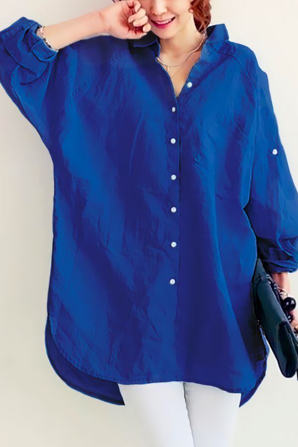 Olivia – Luxe Breathable Linen Shirt with Relaxed Fit
