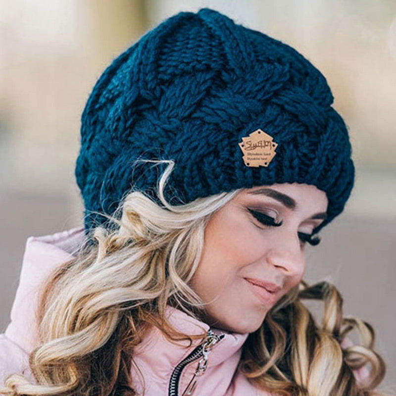 Charlotte Luxe Knitted Beanie | Warm and Stylish