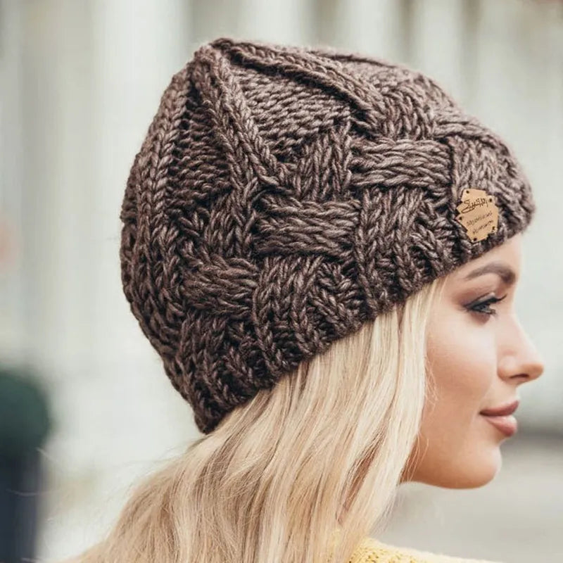 Charlotte Luxe Knitted Beanie | Warm and Stylish